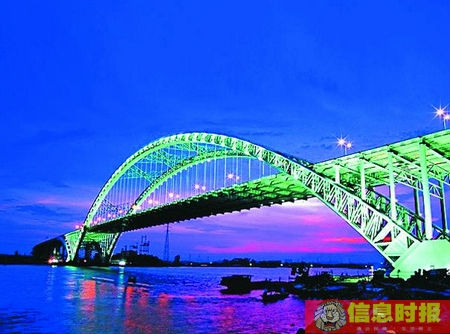 丫髻沙大桥(材料照片)